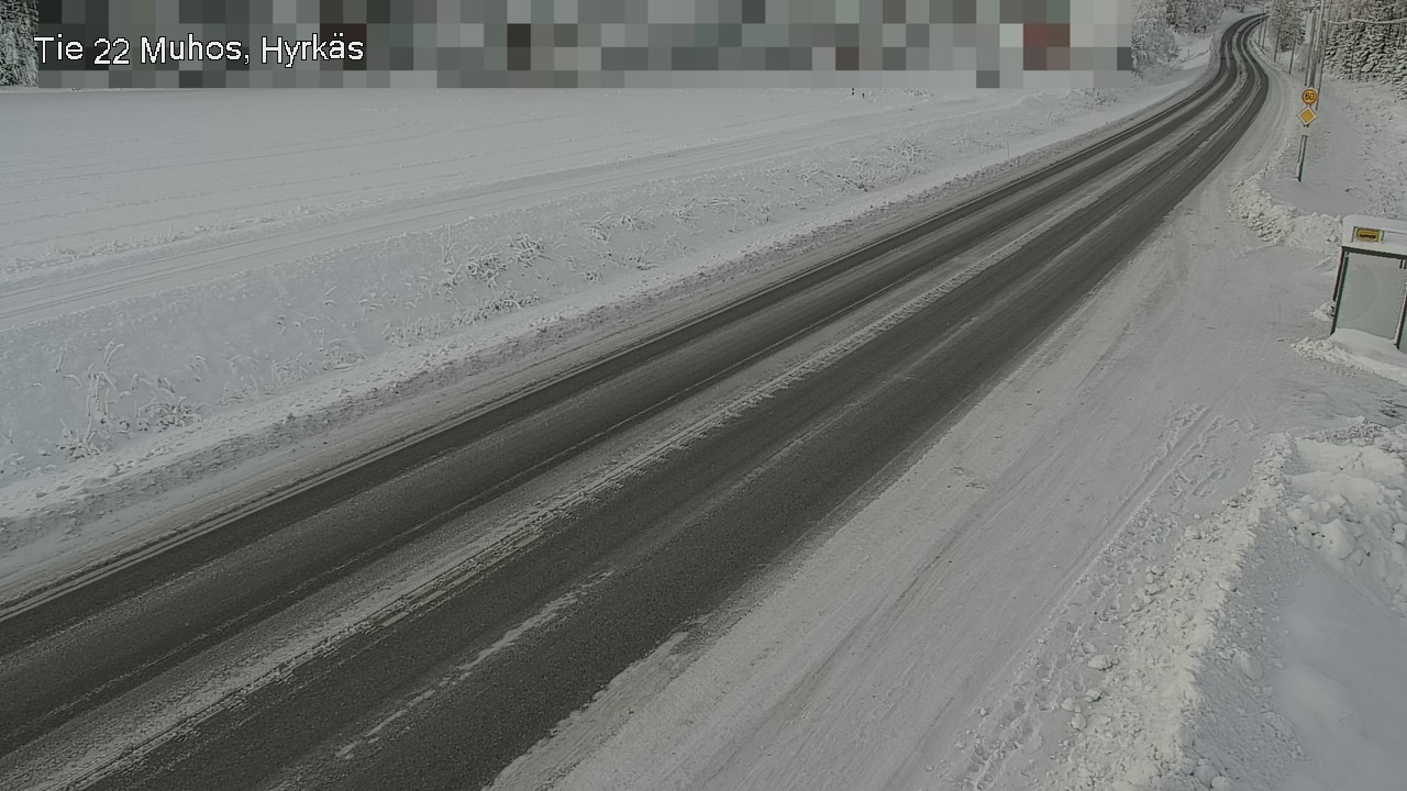 Weather Camera Image Road 22 Muhos, Hyrkäs, Muhos, Pohjois-Pohjanmaa