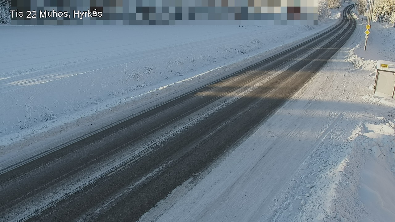 Weather Camera Image Road 22 Muhos, Hyrkäs, Muhos, Pohjois-Pohjanmaa