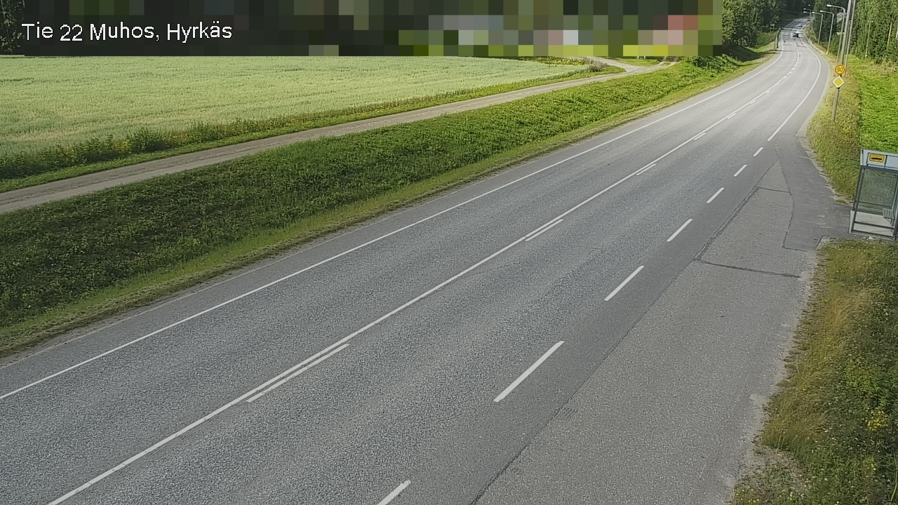 Kelikamerat Kuva Tie 22 Muhos, Hyrkäs, Muhos, Pohjois-Pohjanmaa