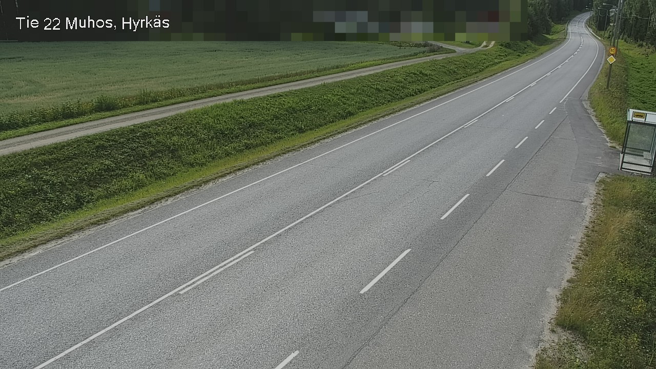 Kelikamerat Kuva Tie 22 Muhos, Hyrkäs, Muhos, Pohjois-Pohjanmaa