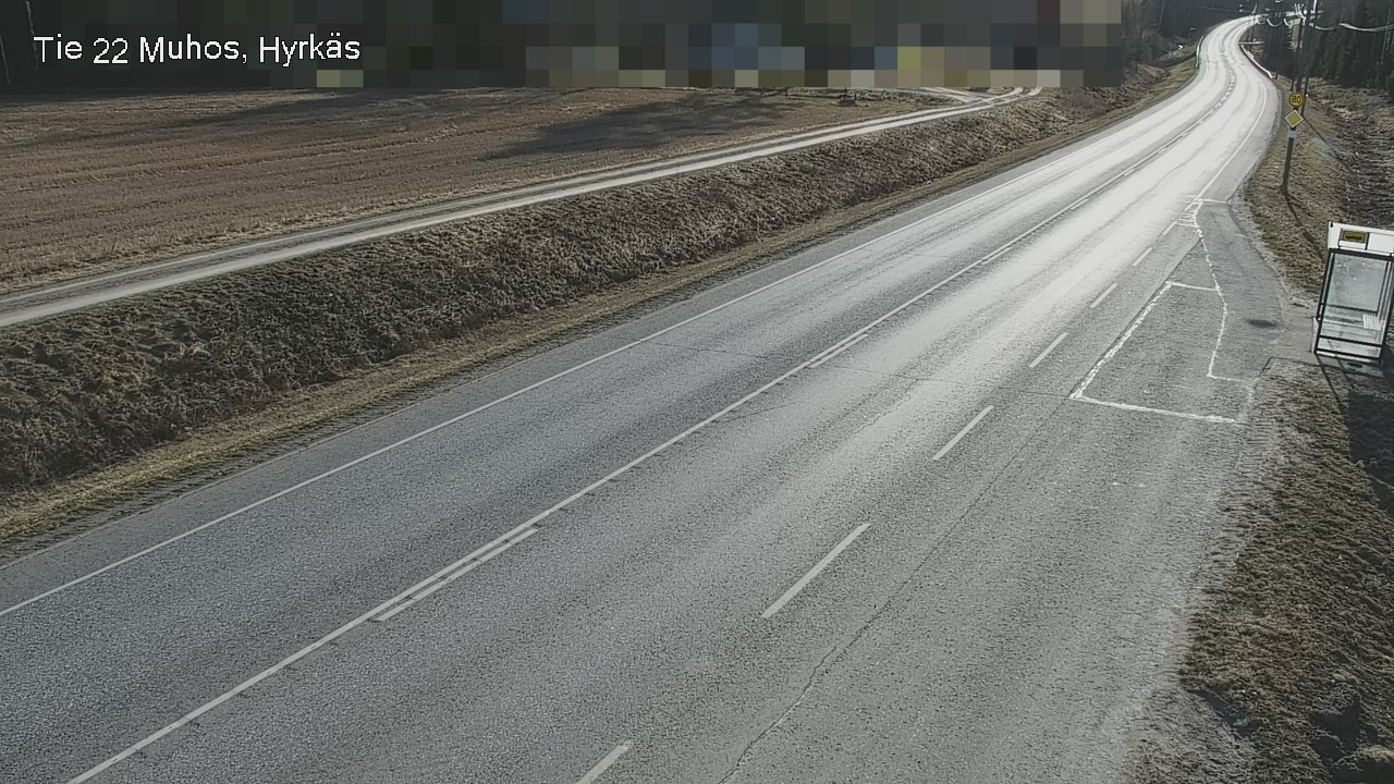 Kelikamerat Kuva Tie 22 Muhos, Hyrkäs, Muhos, Pohjois-Pohjanmaa