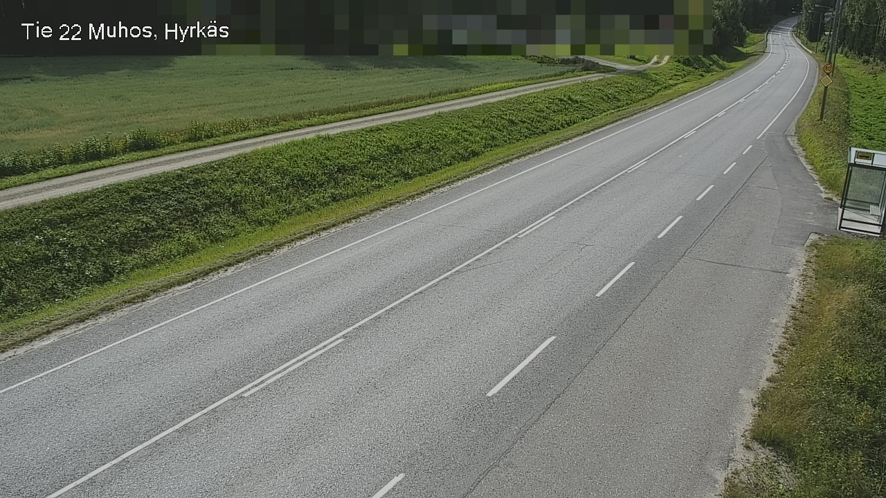 Kelikamerat Kuva Tie 22 Muhos, Hyrkäs, Muhos, Pohjois-Pohjanmaa