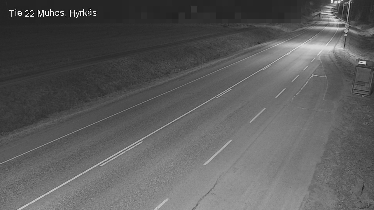 Kelikamerat Kuva Tie 22 Muhos, Hyrkäs, Muhos, Pohjois-Pohjanmaa