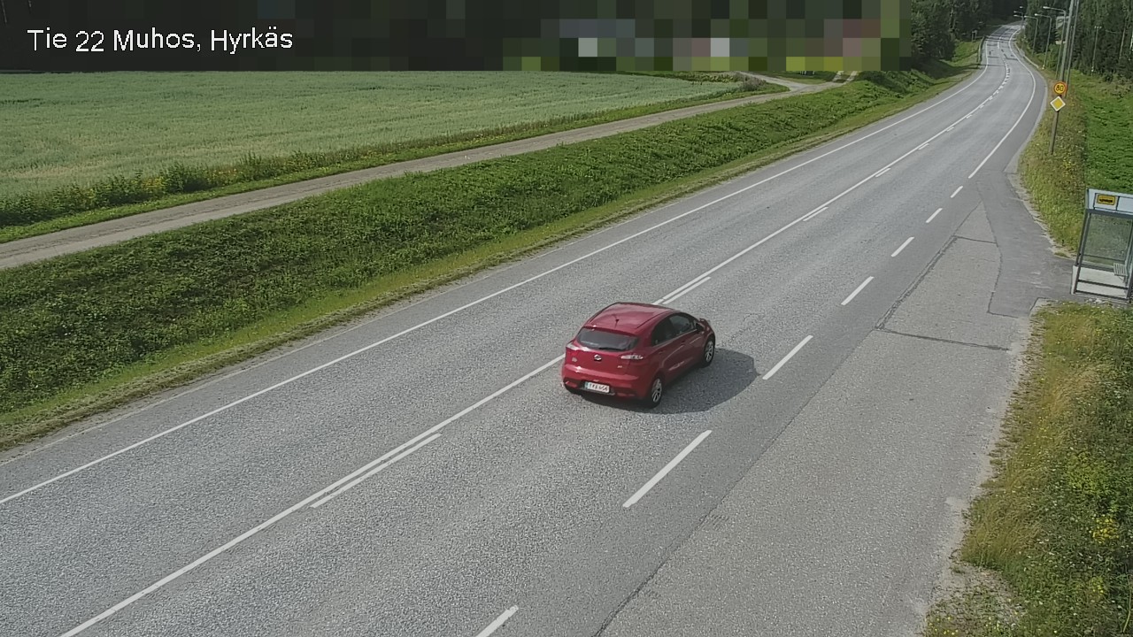 Kelikamerat Kuva Tie 22 Muhos, Hyrkäs, Muhos, Pohjois-Pohjanmaa