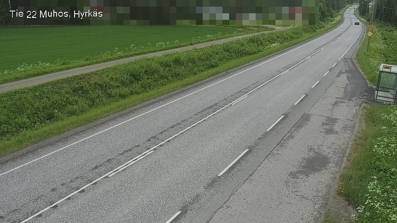 Kelikamerat Kuva Tie 22 Muhos, Hyrkäs, Muhos, Pohjois-Pohjanmaa