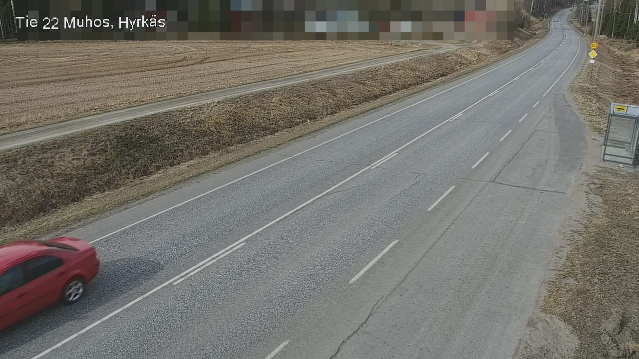 Kelikamerat Kuva Tie 22 Muhos, Hyrkäs, Muhos, Pohjois-Pohjanmaa