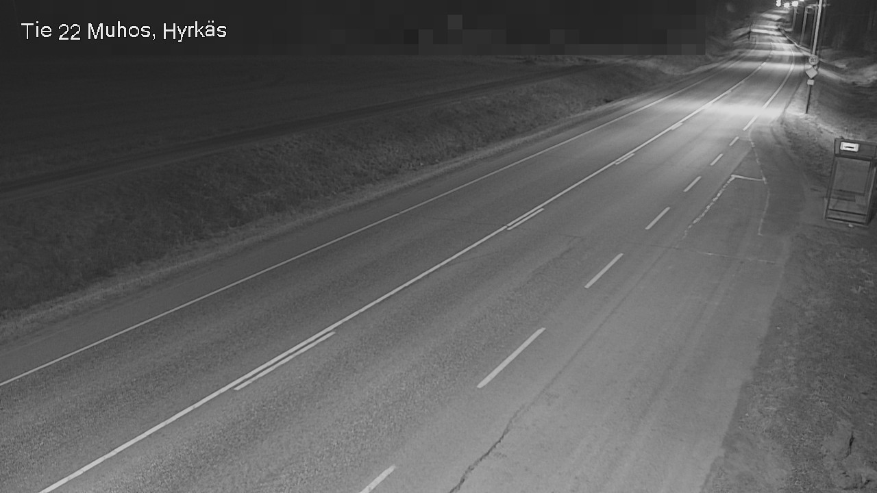 Kelikamerat Kuva Tie 22 Muhos, Hyrkäs, Muhos, Pohjois-Pohjanmaa