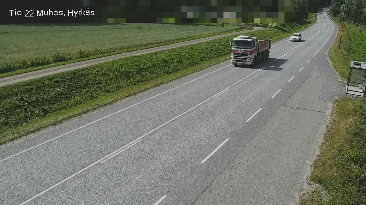 Kelikamerat Kuva Tie 22 Muhos, Hyrkäs, Muhos, Pohjois-Pohjanmaa
