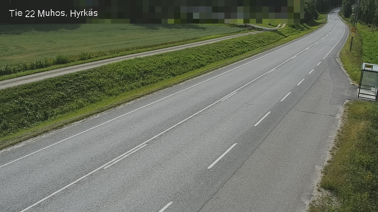Kelikamerat Kuva Tie 22 Muhos, Hyrkäs, Muhos, Pohjois-Pohjanmaa