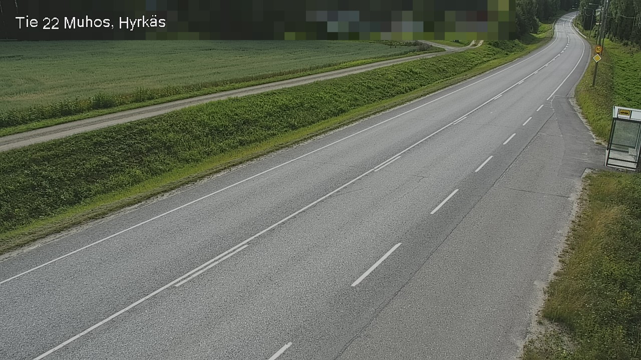Kelikamerat Kuva Tie 22 Muhos, Hyrkäs, Muhos, Pohjois-Pohjanmaa