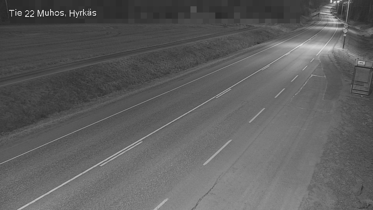 Kelikamerat Kuva Tie 22 Muhos, Hyrkäs, Muhos, Pohjois-Pohjanmaa