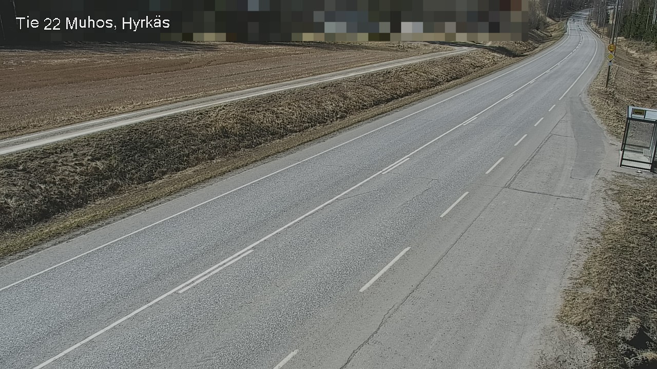 Kelikamerat Kuva Tie 22 Muhos, Hyrkäs, Muhos, Pohjois-Pohjanmaa