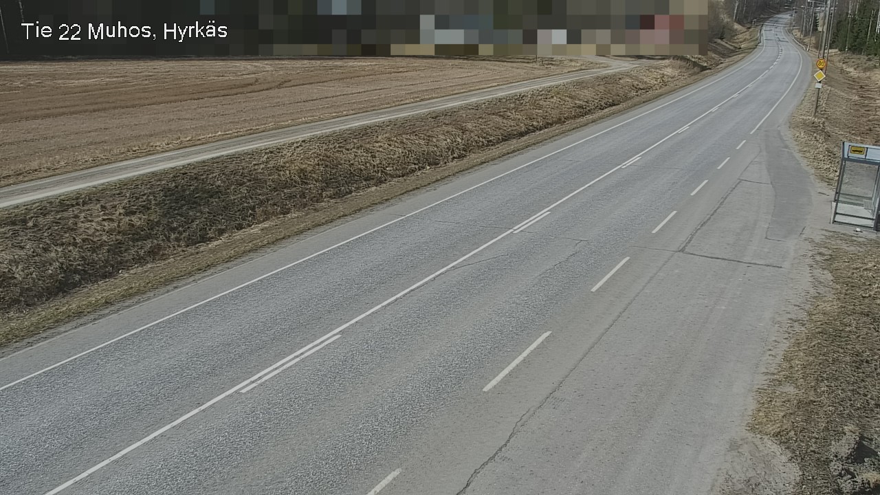 Kelikamerat Kuva Tie 22 Muhos, Hyrkäs, Muhos, Pohjois-Pohjanmaa