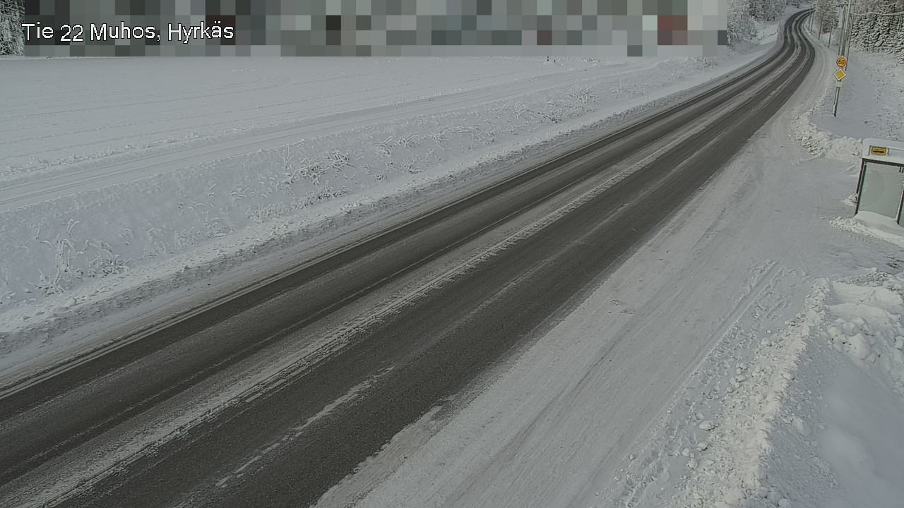Weather Camera Image Road 22 Muhos, Hyrkäs, Muhos, Pohjois-Pohjanmaa