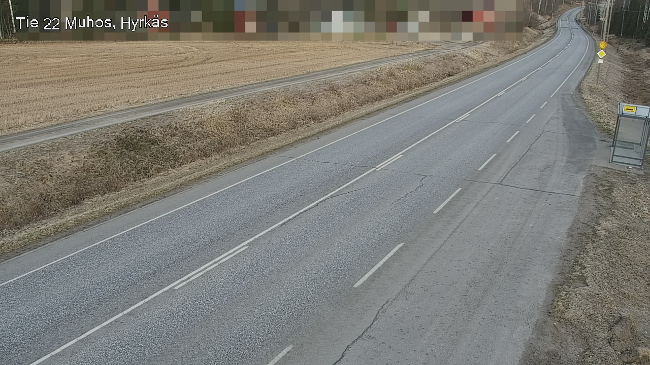 Kelikamerat Kuva Tie 22 Muhos, Hyrkäs, Muhos, Pohjois-Pohjanmaa