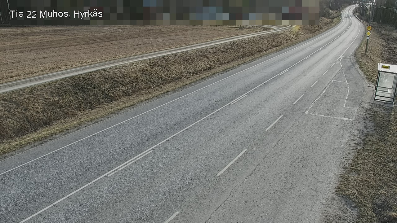 Kelikamerat Kuva Tie 22 Muhos, Hyrkäs, Muhos, Pohjois-Pohjanmaa