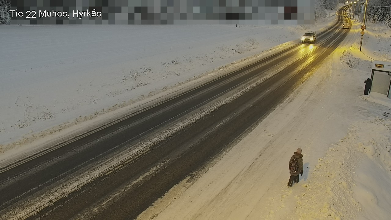 Kelikamerat Kuva Tie 22 Muhos, Hyrkäs, Muhos, Pohjois-Pohjanmaa