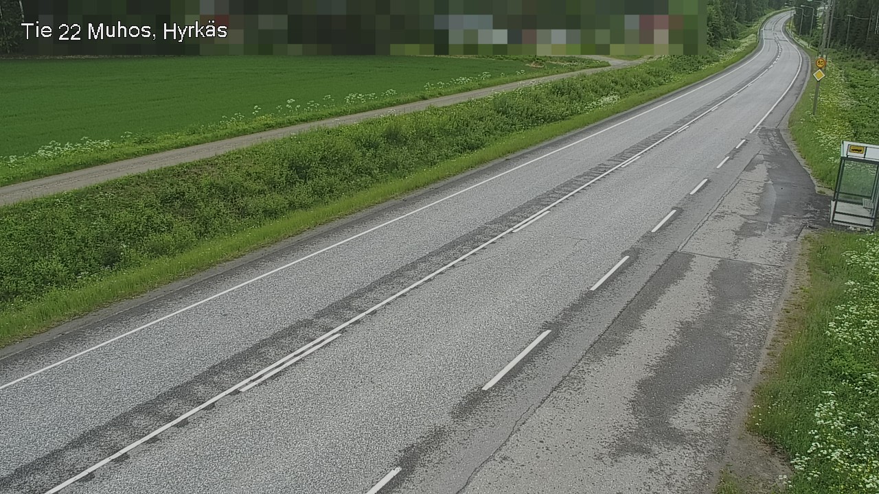 Kelikamerat Kuva Tie 22 Muhos, Hyrkäs, Muhos, Pohjois-Pohjanmaa