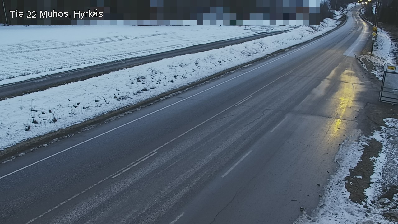 Kelikamerat Kuva Tie 22 Muhos, Hyrkäs, Muhos, Pohjois-Pohjanmaa