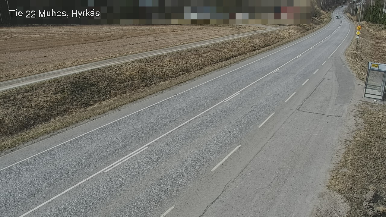 Kelikamerat Kuva Tie 22 Muhos, Hyrkäs, Muhos, Pohjois-Pohjanmaa