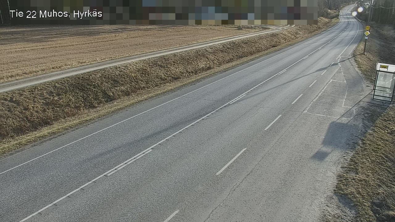 Kelikamerat Kuva Tie 22 Muhos, Hyrkäs, Muhos, Pohjois-Pohjanmaa