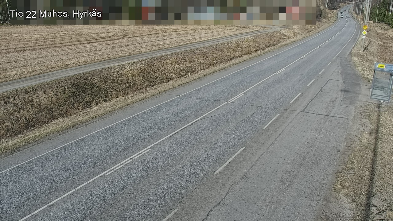 Kelikamerat Kuva Tie 22 Muhos, Hyrkäs, Muhos, Pohjois-Pohjanmaa