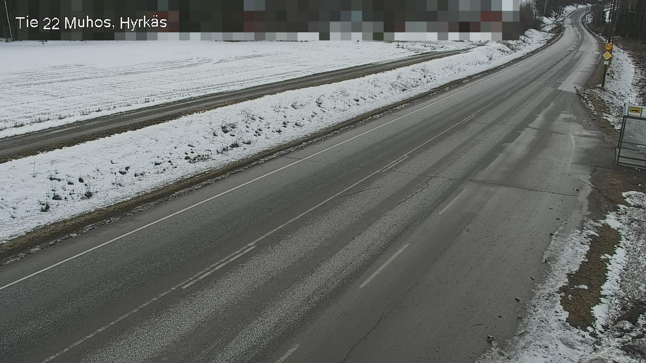 Kelikamerat Kuva Tie 22 Muhos, Hyrkäs, Muhos, Pohjois-Pohjanmaa