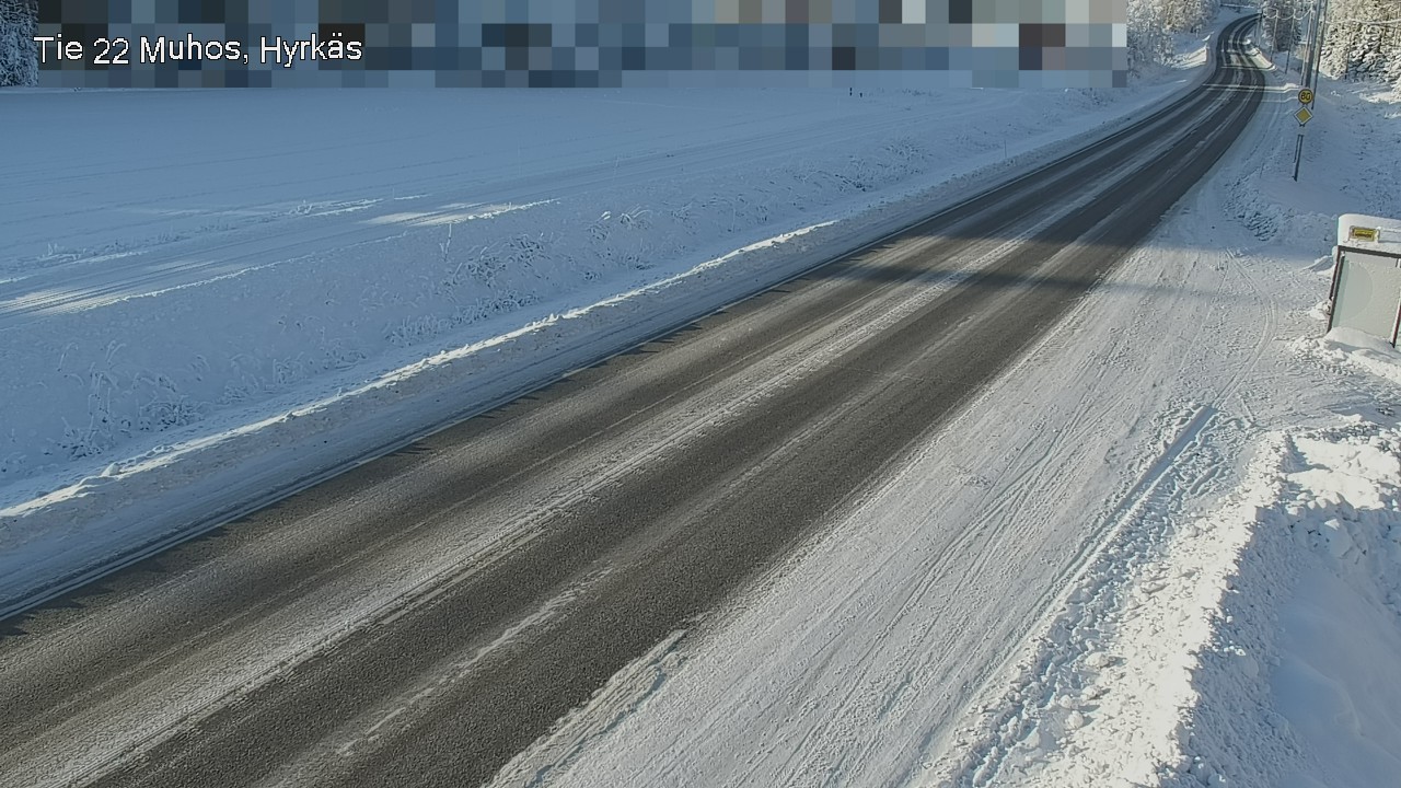 Weather Camera Image Road 22 Muhos, Hyrkäs, Muhos, Pohjois-Pohjanmaa