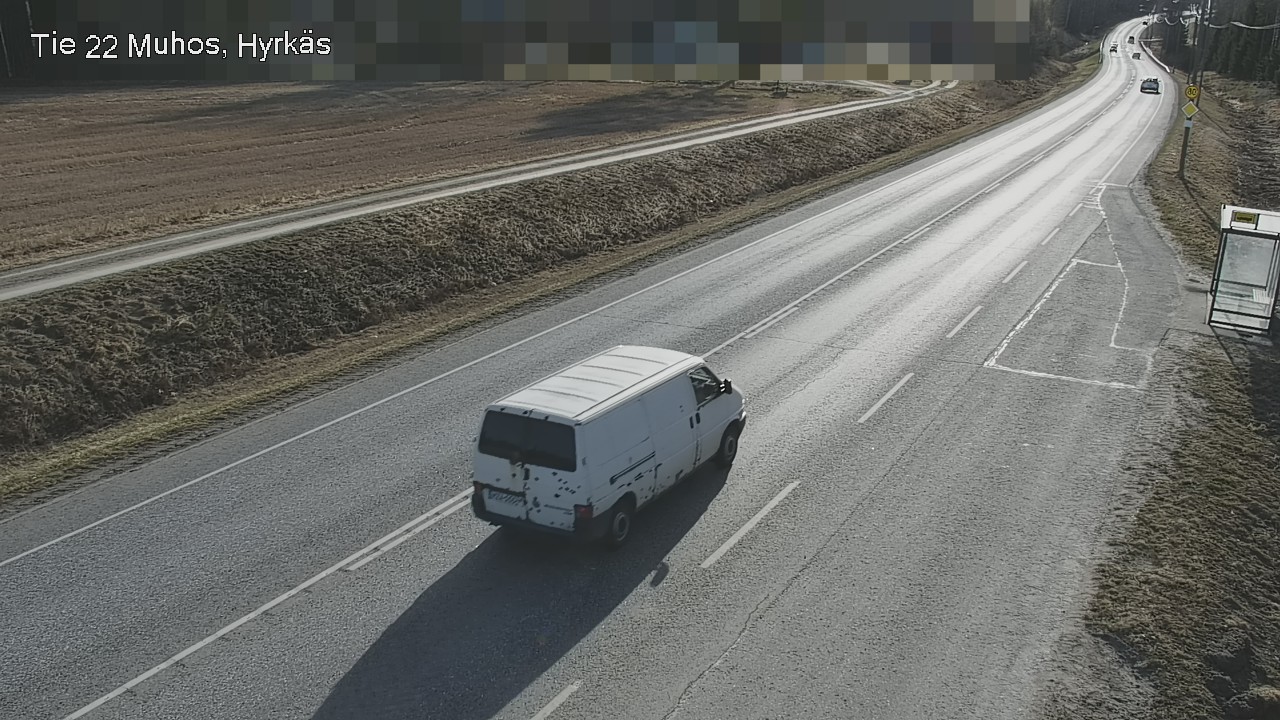 Kelikamerat Kuva Tie 22 Muhos, Hyrkäs, Muhos, Pohjois-Pohjanmaa