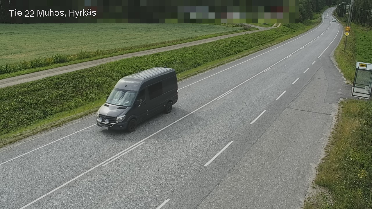 Kelikamerat Kuva Tie 22 Muhos, Hyrkäs, Muhos, Pohjois-Pohjanmaa