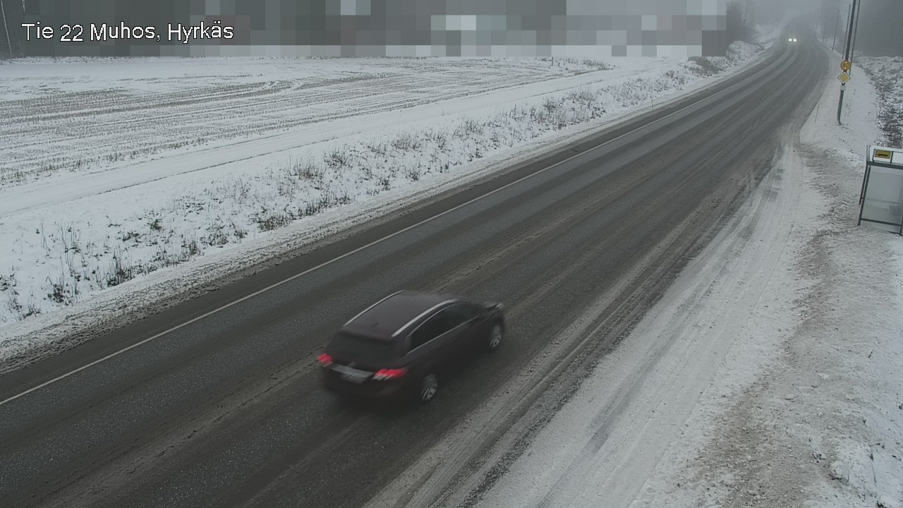 Weather Camera Image Road 22 Muhos, Hyrkäs, Muhos, Pohjois-Pohjanmaa