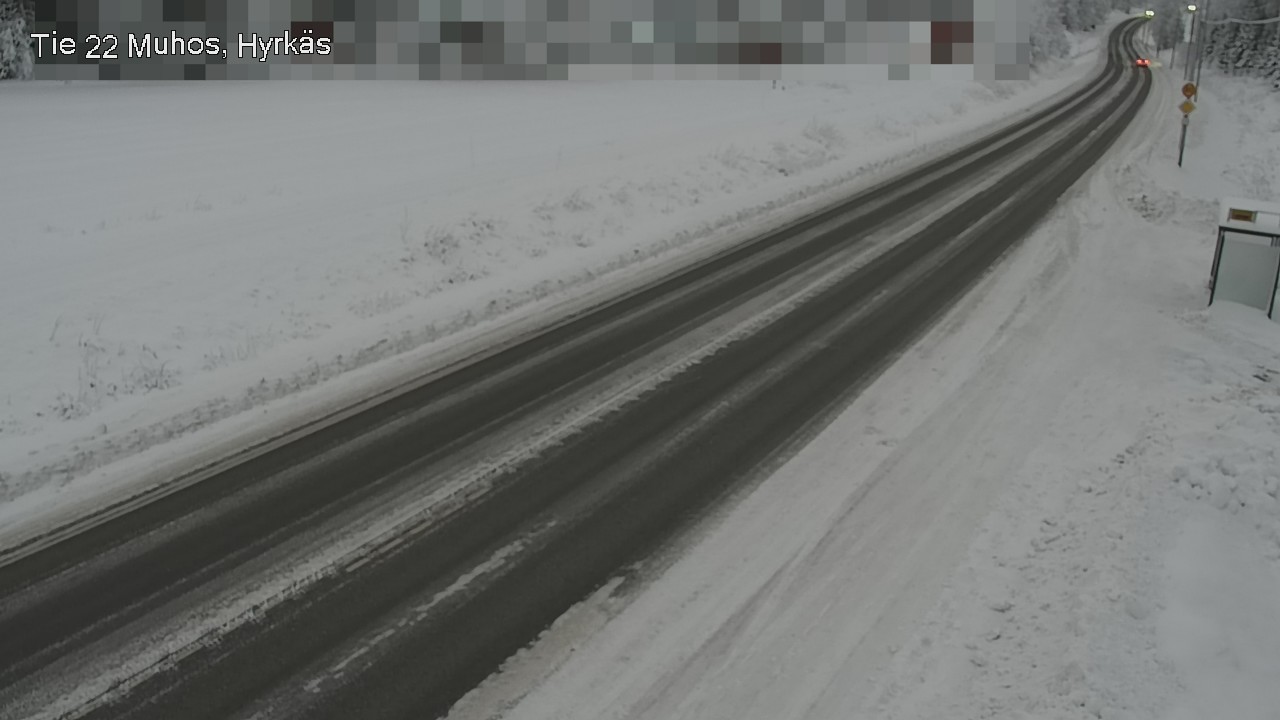 Weather Camera Image Väg 22 Muhos, Hyrkäs, Muhos, Pohjois-Pohjanmaa