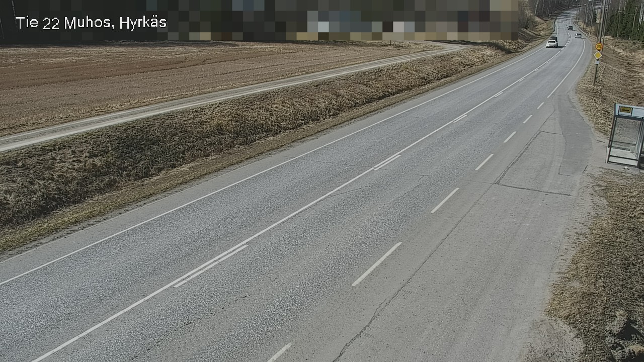 Kelikamerat Kuva Tie 22 Muhos, Hyrkäs, Muhos, Pohjois-Pohjanmaa
