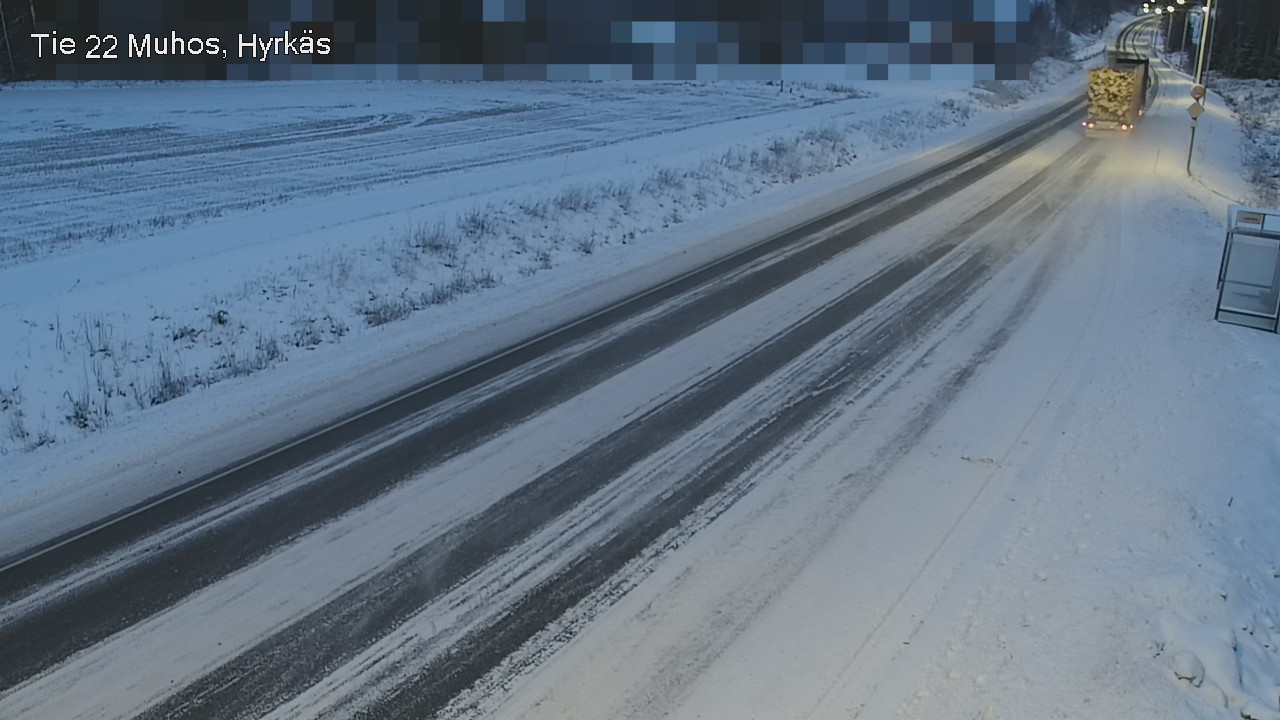 Kelikamerat Kuva Tie 22 Muhos, Hyrkäs, Muhos, Pohjois-Pohjanmaa