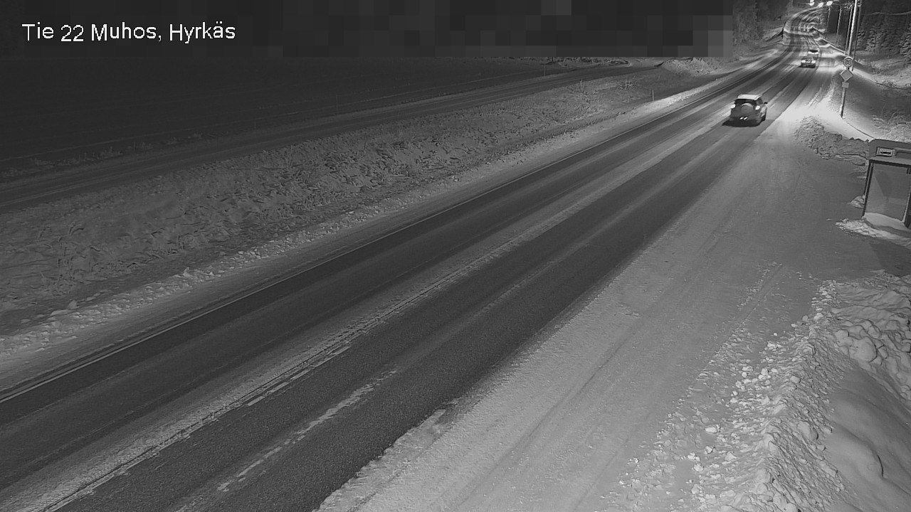 Weather Camera Image Road 22 Muhos, Hyrkäs, Muhos, Pohjois-Pohjanmaa