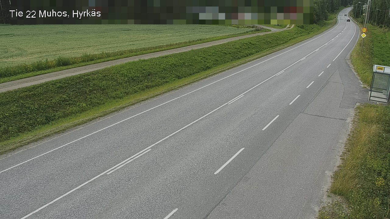 Kelikamerat Kuva Tie 22 Muhos, Hyrkäs, Muhos, Pohjois-Pohjanmaa