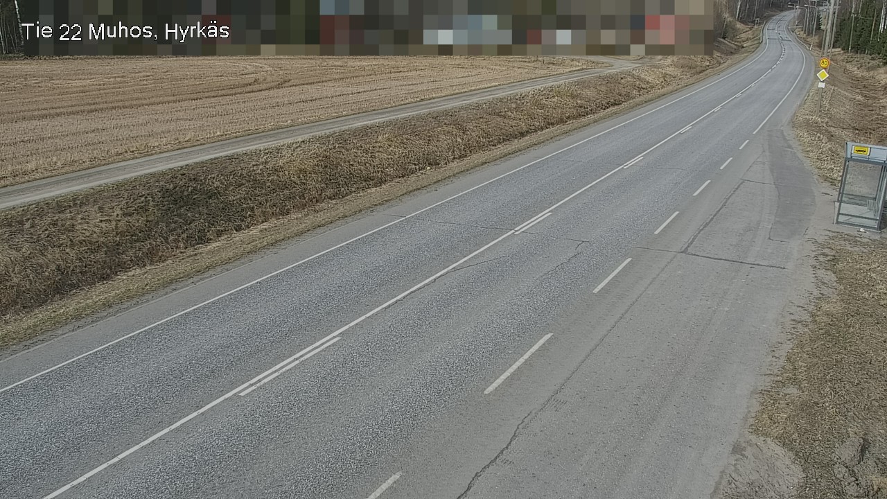 Kelikamerat Kuva Tie 22 Muhos, Hyrkäs, Muhos, Pohjois-Pohjanmaa