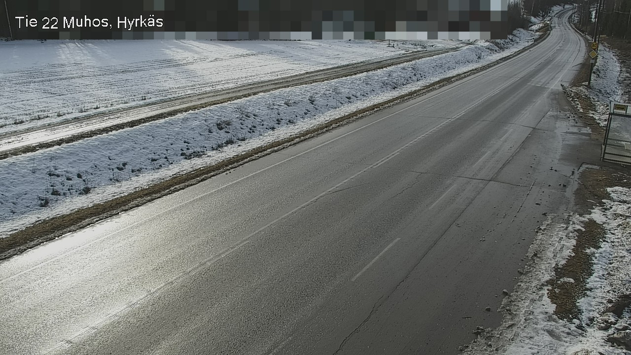 Kelikamerat Kuva Tie 22 Muhos, Hyrkäs, Muhos, Pohjois-Pohjanmaa