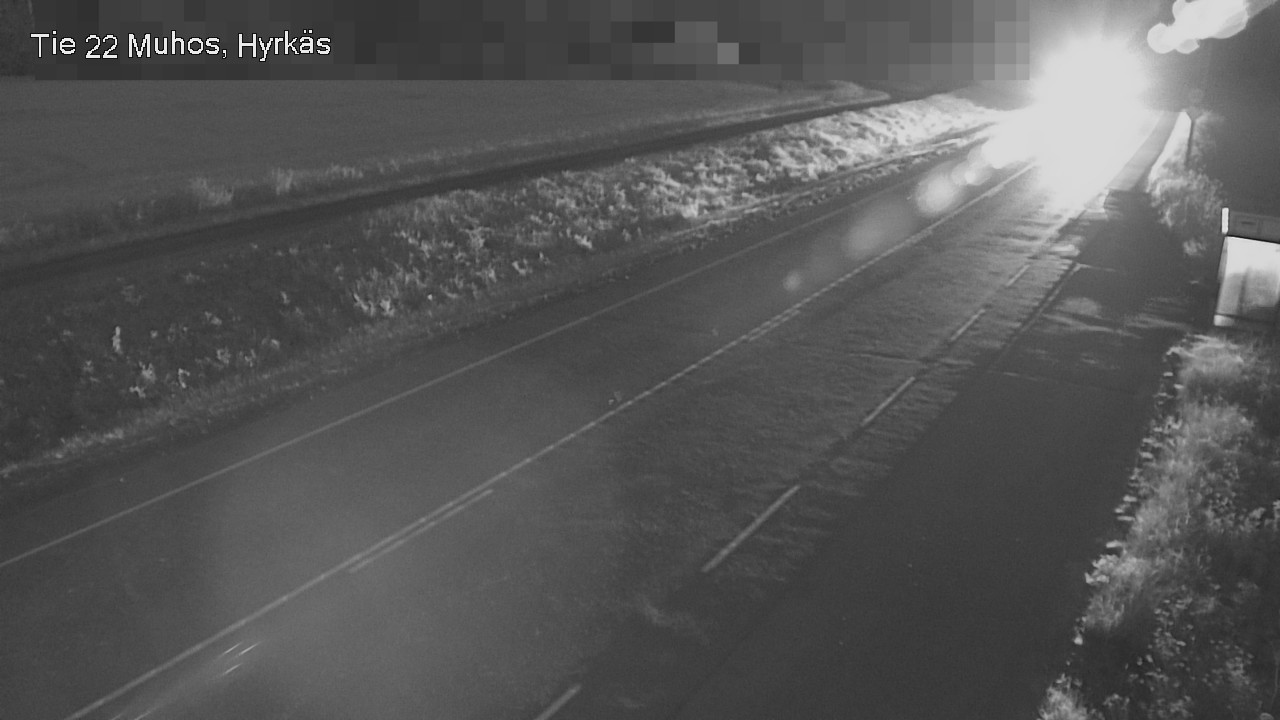 Weather Camera Image Road 22 Muhos, Hyrkäs, Muhos, Pohjois-Pohjanmaa