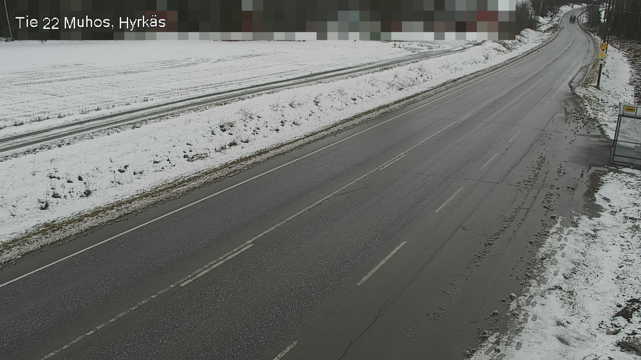 Kelikamerat Kuva Tie 22 Muhos, Hyrkäs, Muhos, Pohjois-Pohjanmaa