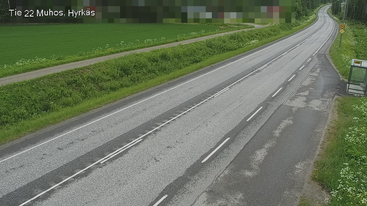 Kelikamerat Kuva Tie 22 Muhos, Hyrkäs, Muhos, Pohjois-Pohjanmaa