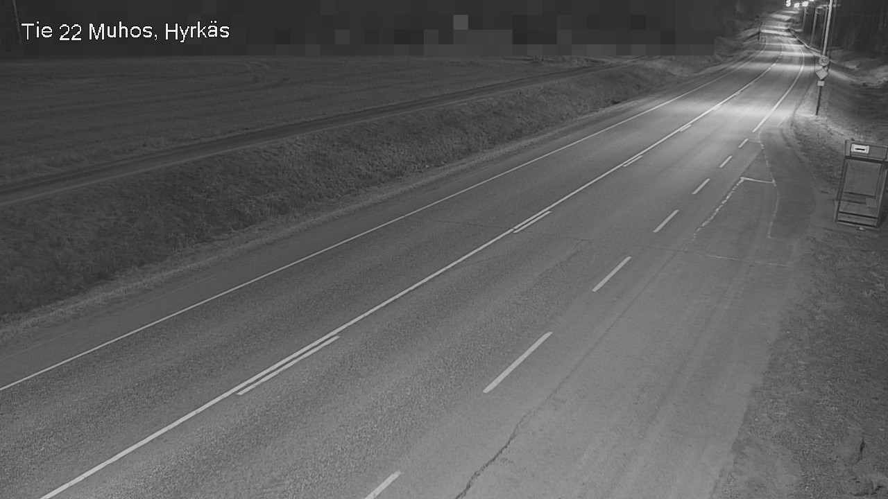 Kelikamerat Kuva Tie 22 Muhos, Hyrkäs, Muhos, Pohjois-Pohjanmaa