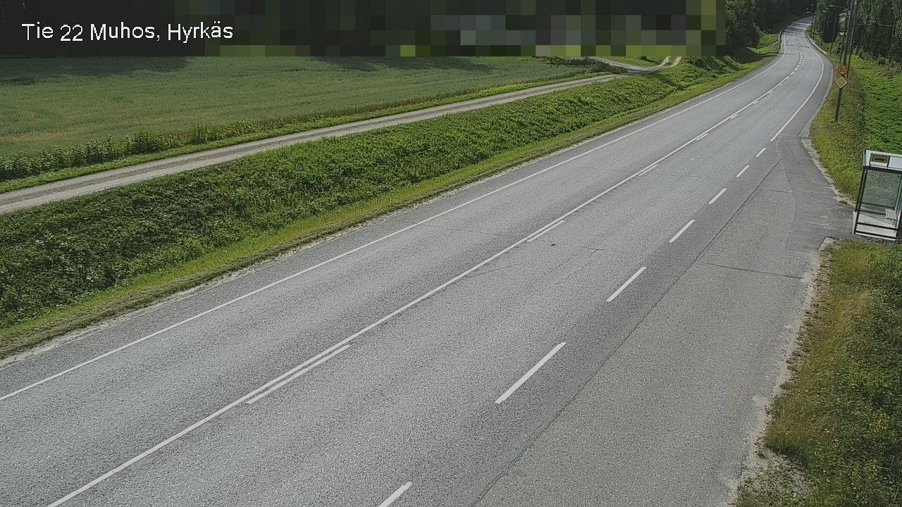 Kelikamerat Kuva Tie 22 Muhos, Hyrkäs, Muhos, Pohjois-Pohjanmaa