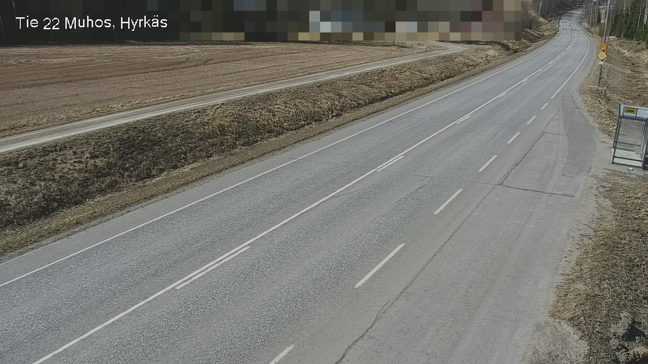 Kelikamerat Kuva Tie 22 Muhos, Hyrkäs, Muhos, Pohjois-Pohjanmaa