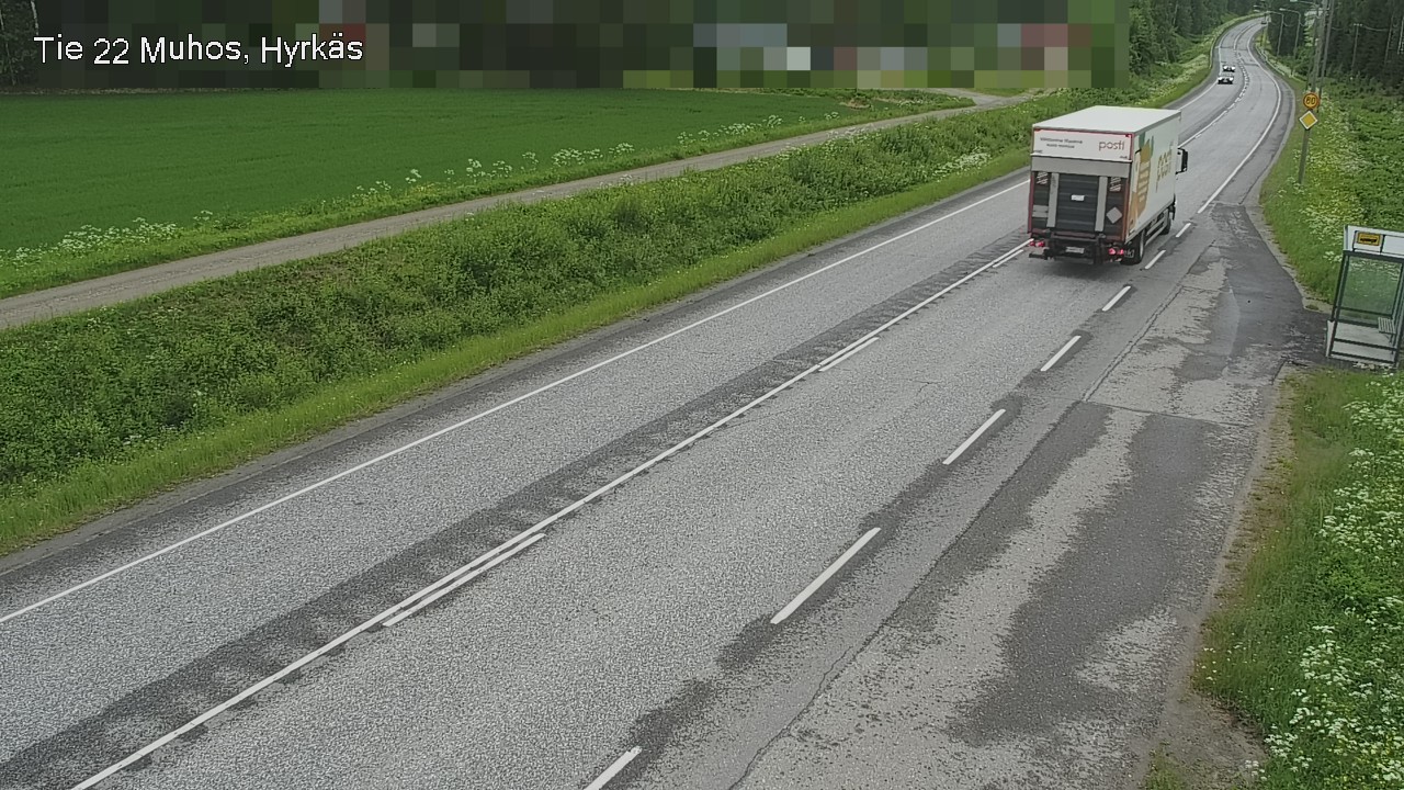 Kelikamerat Kuva Tie 22 Muhos, Hyrkäs, Muhos, Pohjois-Pohjanmaa