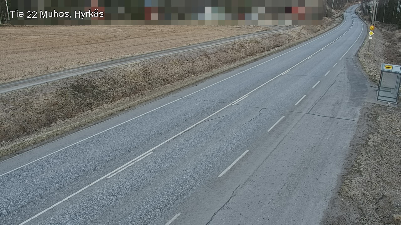 Kelikamerat Kuva Tie 22 Muhos, Hyrkäs, Muhos, Pohjois-Pohjanmaa