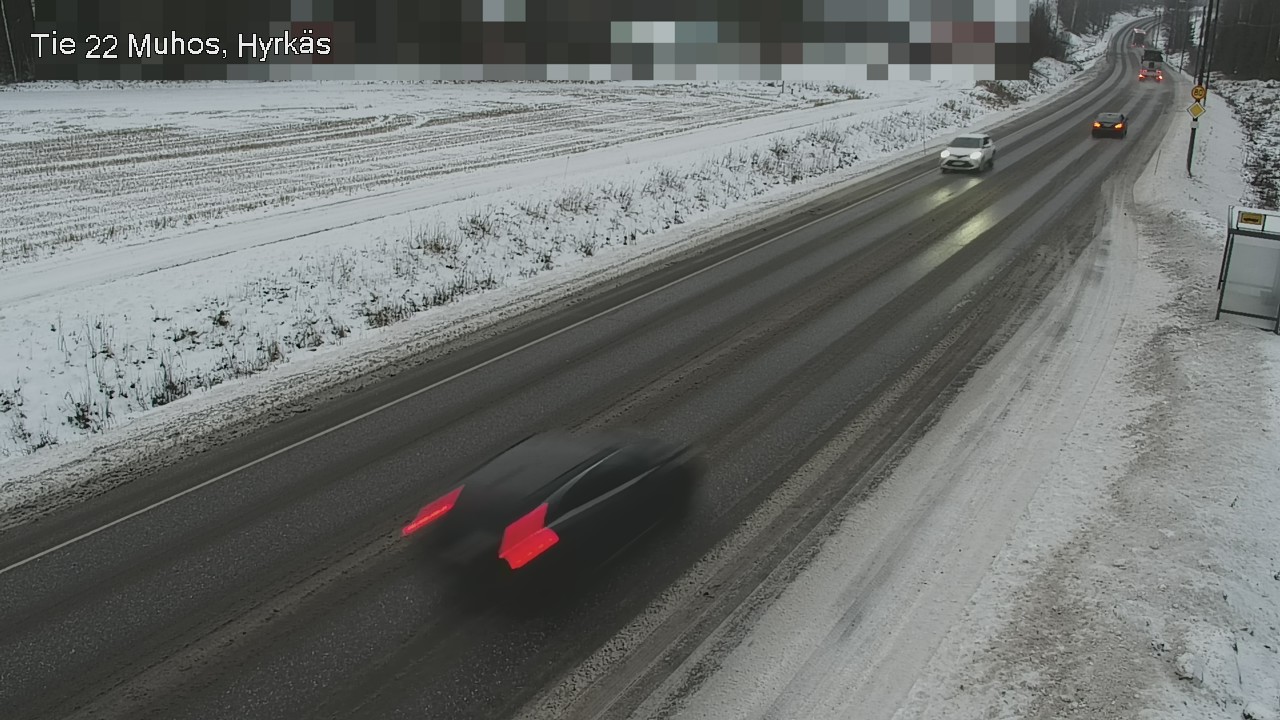 Weather Camera Image Väg 22 Muhos, Hyrkäs, Muhos, Pohjois-Pohjanmaa