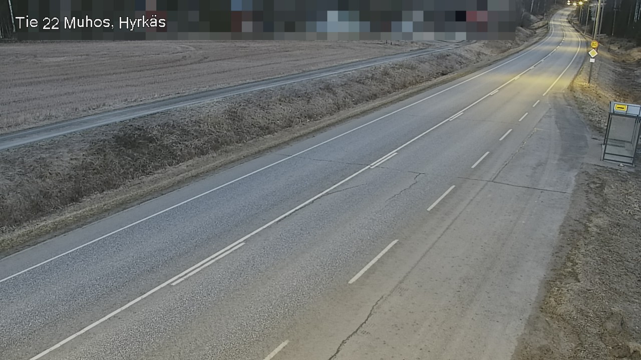 Kelikamerat Kuva Tie 22 Muhos, Hyrkäs, Muhos, Pohjois-Pohjanmaa