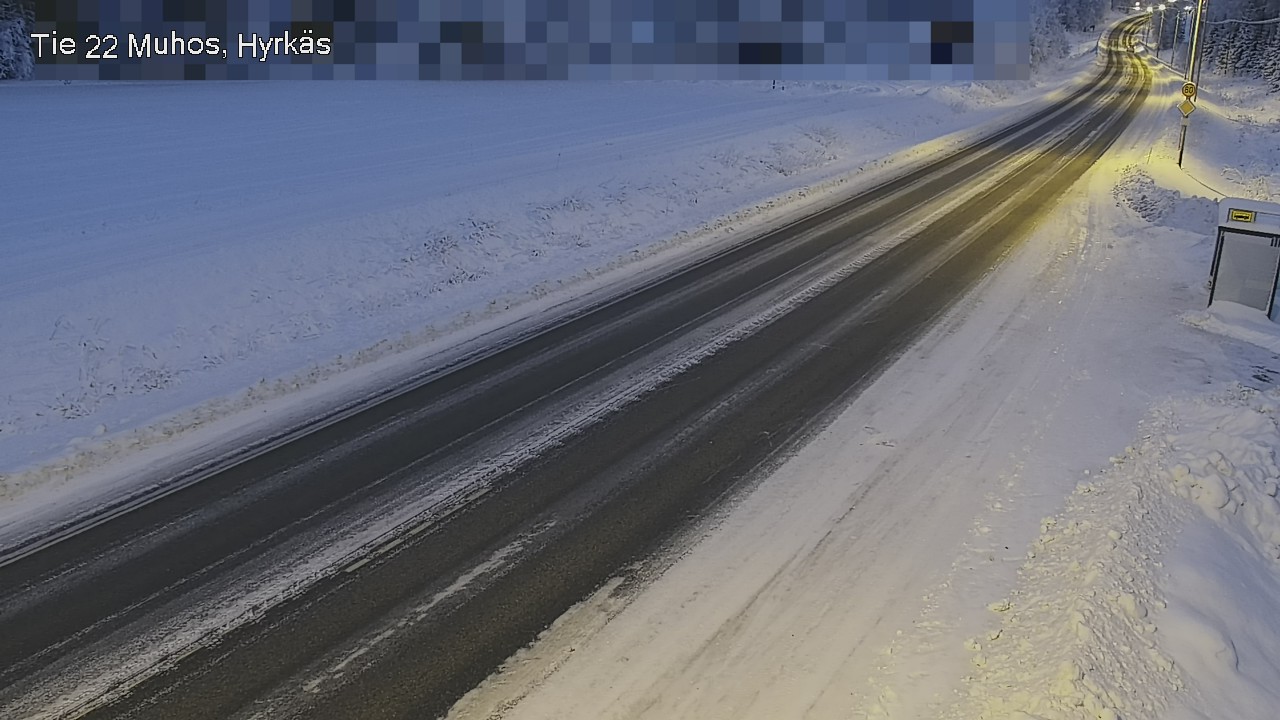 Kelikamerat Kuva Tie 22 Muhos, Hyrkäs, Muhos, Pohjois-Pohjanmaa