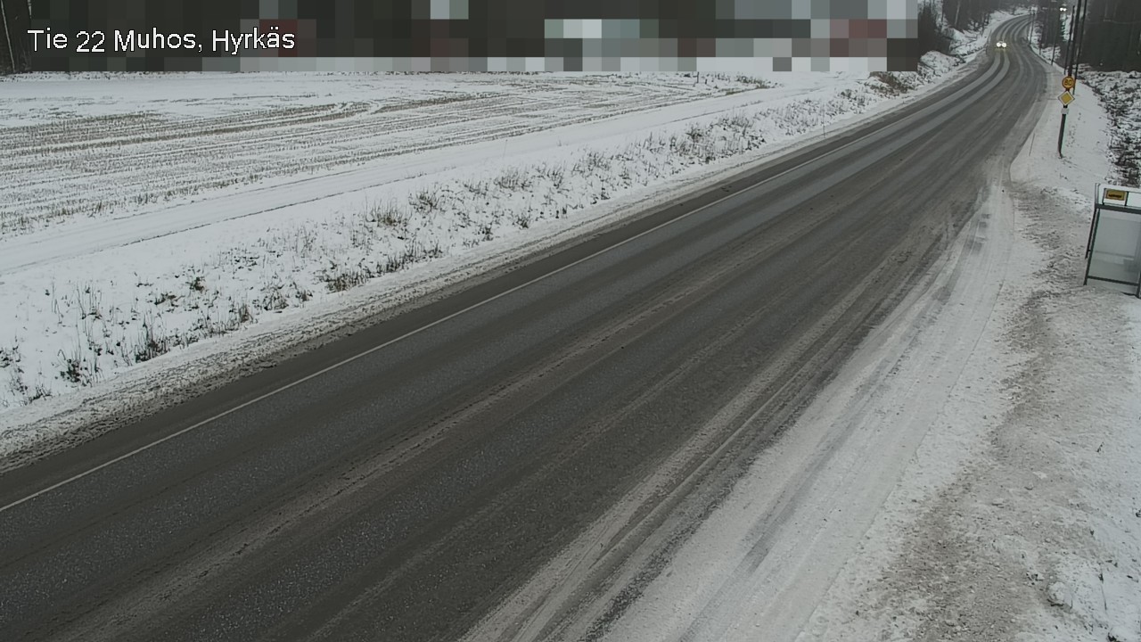 Weather Camera Image Road 22 Muhos, Hyrkäs, Muhos, Pohjois-Pohjanmaa
